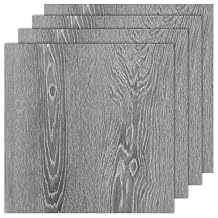 AKOLAFE 40 Sheet Vinyl Flooring 12 x 12 Peel and Stick Floor Tile Waterproof Clearance Vinyl Floor Tiles Wood Grey Self Adhesive Floor Tiles Sticky Laminate Flooring for Bathroom Kitchen Basement RV
