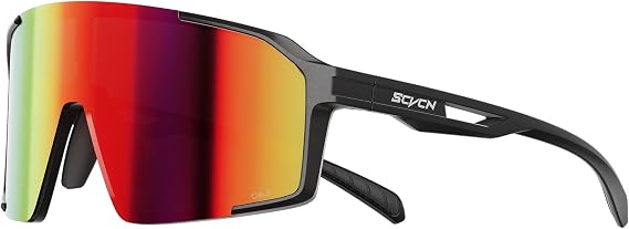 SCVCN Cycling Glasses Bike Sports Sunglasses Men Women Bicycle MTB S493Z7