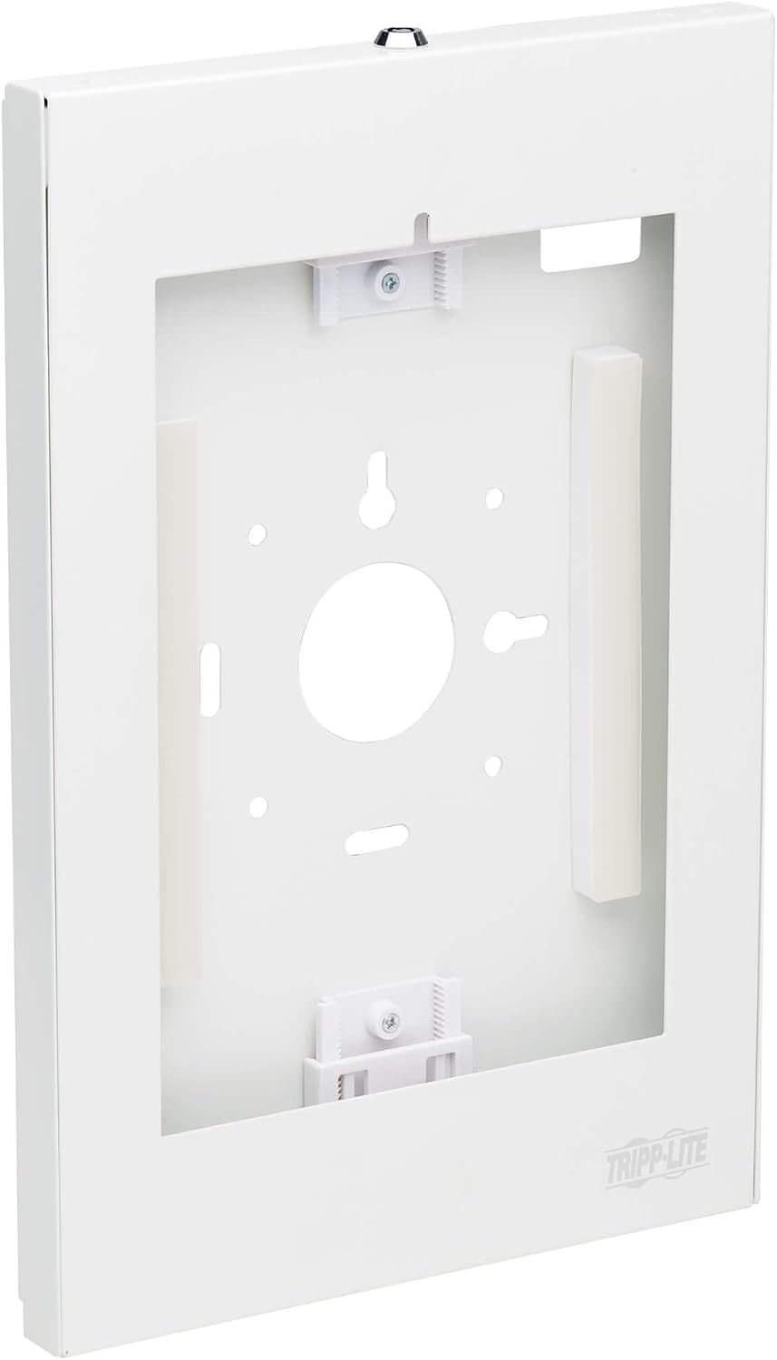 Tripp Lite Secure Tablet Kiosk Wall Mount for iPad & Android, Anti-Theft Lock & Keys Included, Supports 9.7” to 11” Tablets, Pads Protect from Scratches & Scuff Marks, DMTB11