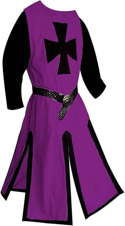 H H C Medieval Knight Crusader Templar Tunic/Tabard Costumes Surcoat Cosplay Men's Renaussance LARP Size (S-6XL)