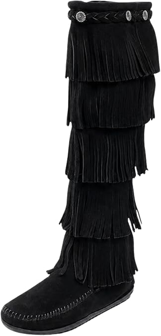 Minnetonka Women's 5-Layer Fringe Boot