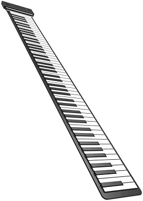 88 Key Piano Digital Roll Up Piano Keyboard Silicone Folding Electronic Keyboard Built-in Speaker Hand-rolled Piano Portable Keyboards Piano
