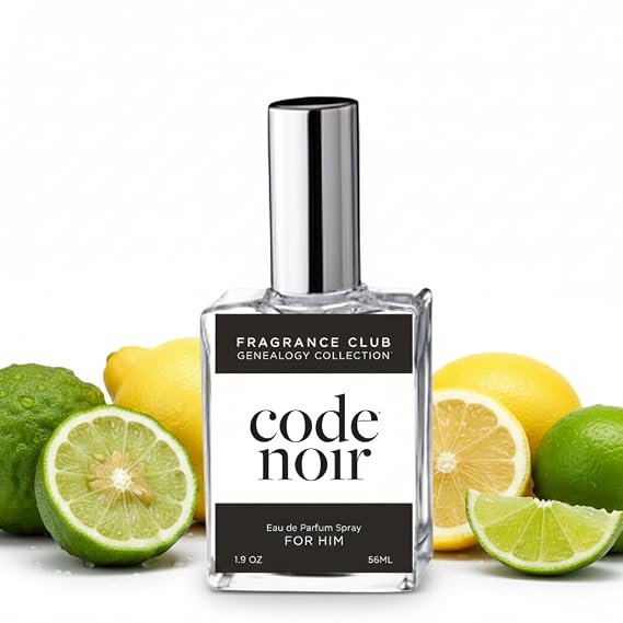Code Noir Luxury Inspired 1.9 oz EDP Fresh Woody Amber Fragrance for Men