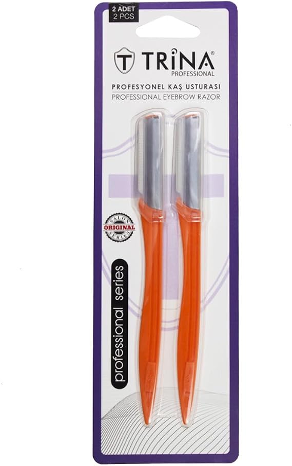 Trina Orange Eyebrow Razor - 04