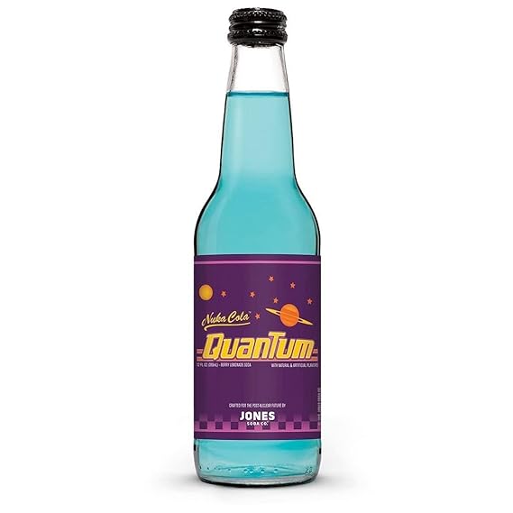 Fallout Nuka-Cola Quantum Soda by Jones Soda 12oz Berry Flavored Drink | Fallout