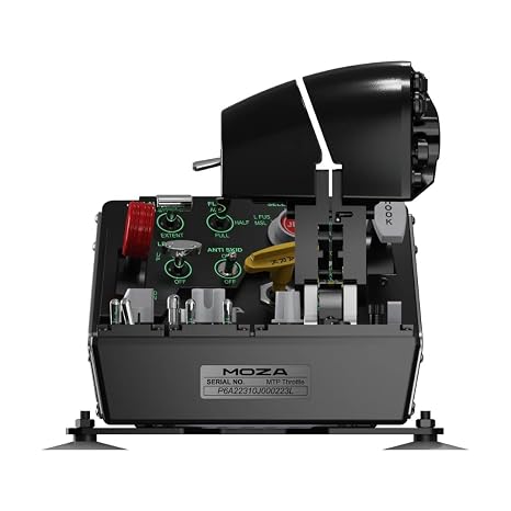 MOZA MTP Throttle Panel bundle with Flight Base Mount Adapter