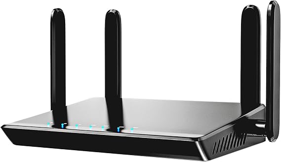 KKH 2.4ghz WiFi Router, Portable Travel Easy Setup Wireless Internet Network Pocket-Sized Long Range Wi-Fi Routers, High Speed up to 300mbps for Hotel Home Smart TV PC Computer Phone Gaming