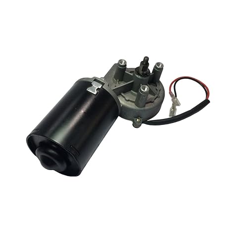 High Torque 24V DC Electric Reversible Gear Motor 50 RPM Right Angle Thread Shaft for Volume Gate Garage Door