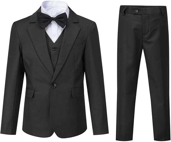 Boyland Boys Suit Shawl Lapel 2 Pieces Slim Fit Suit Jacket Pants Suit Set Prom Party