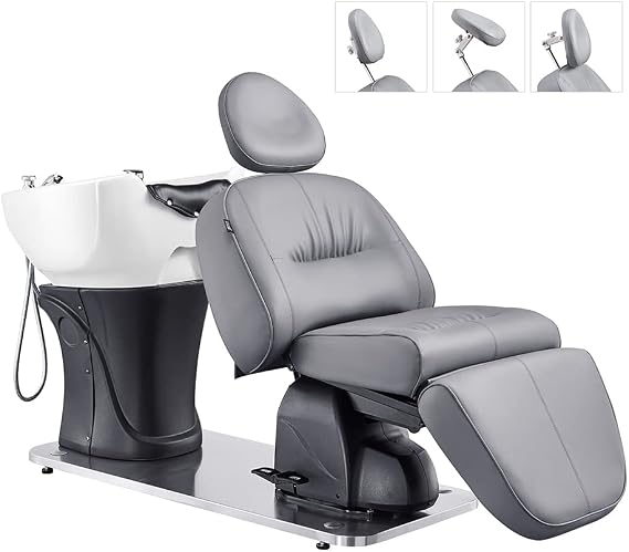 Dir Salon Shampoo Unit Full Recline Shampoo Station for Scalp Treatment Hair Treatment Shampoo Backwash Station Maximus