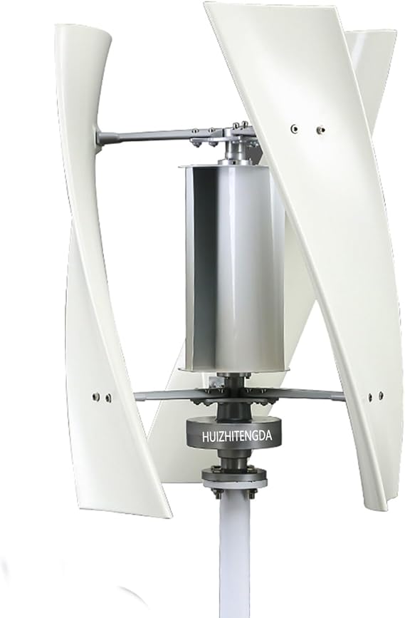 12v, 10000W Vertical Axis Wind Turbine Generator, 110V/220V Wind Turbine Kit 2M/S Wind Speed Starting Wind Power Generator for Home