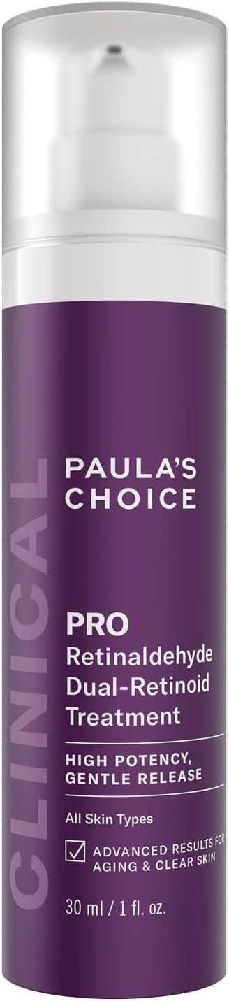 Paula's Choice Pro Retinaldehyde Dual-Retinoid Treatment, Anti-Aging, 30 ml | Face Serum Fights Breakouts - Improves Skin Texture - Minimal Irritation - Youthful Looking Skin - Reduces Lines & Wrinkles