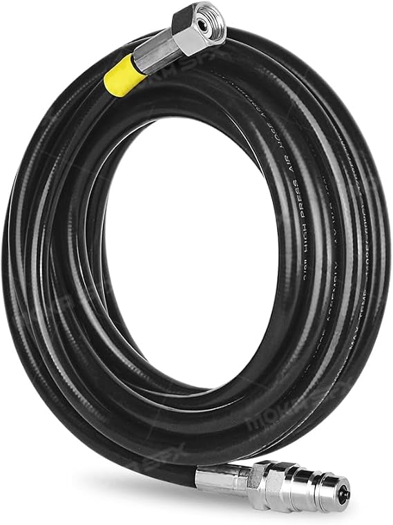 MOKA SFX 6M Co2 Cannon Jets Hose - ONLY for LSQ 1/2 Female Port Machines (Not Universal) Quick Connect for CO2 Jet Machine (6m)