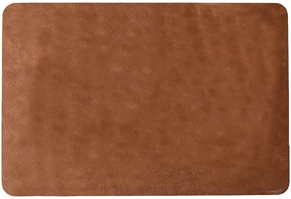 4 pcs Leather Placemats Synthetic Leather placemats Leather Rectangular Table mat Leather Rectangular Table mat