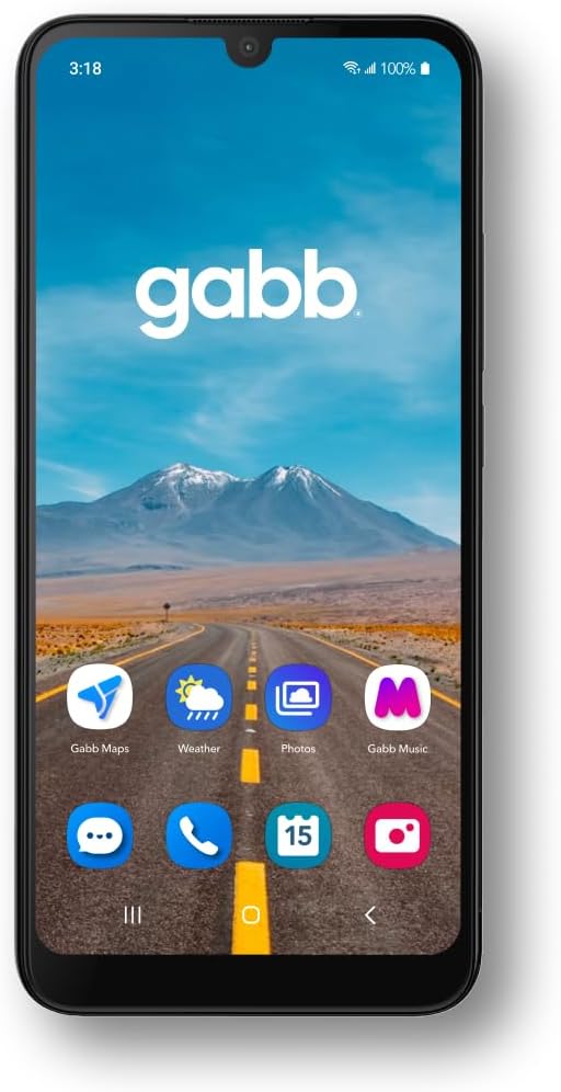 Gabb Phone 4 - Kids Phone, GPS Tracker, No Internet, Black