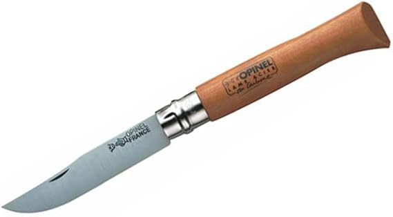 Opinel N10 - Carbon Steel Blade Picnic Knife
