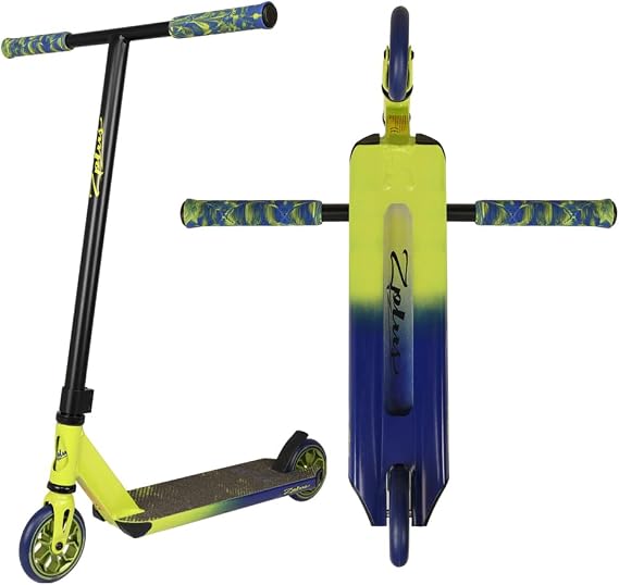 Zplus Pro Trick Scooter for Pros and Beginner Stunt Scooters - with Wide Deck Freestyle Scooter - Suitable for Kids,Teens and 8+ Years