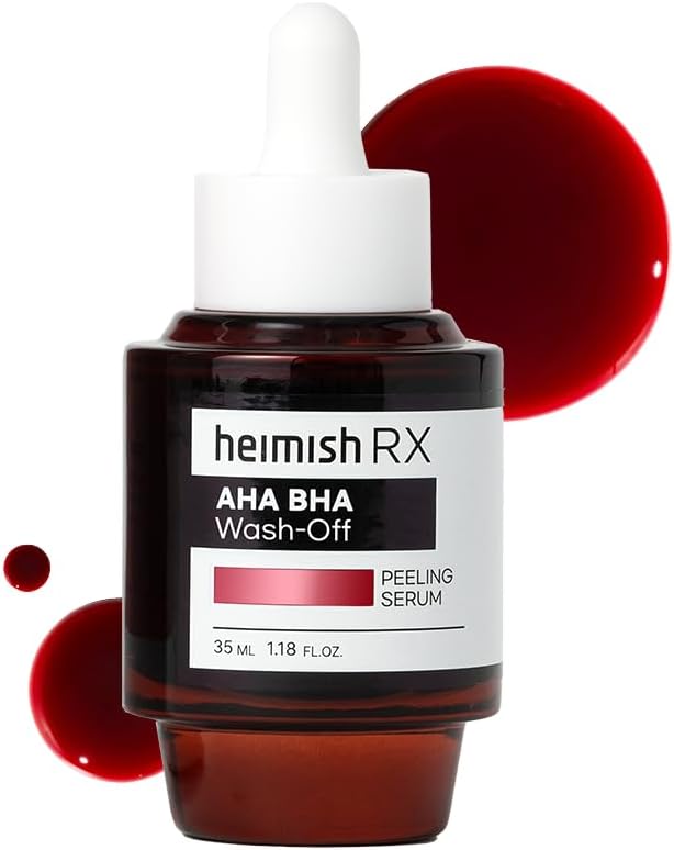 HEIMISH RX AHA BHA 30% Peeling Serum - Wash-off Peeling Serum, Chemical Peel for Blackheads, Pore and Sebum, Gentle Face Exfoliant for Oily and Acne-prone skin, Korean Skincare, 35ml 1.18 fl. oz