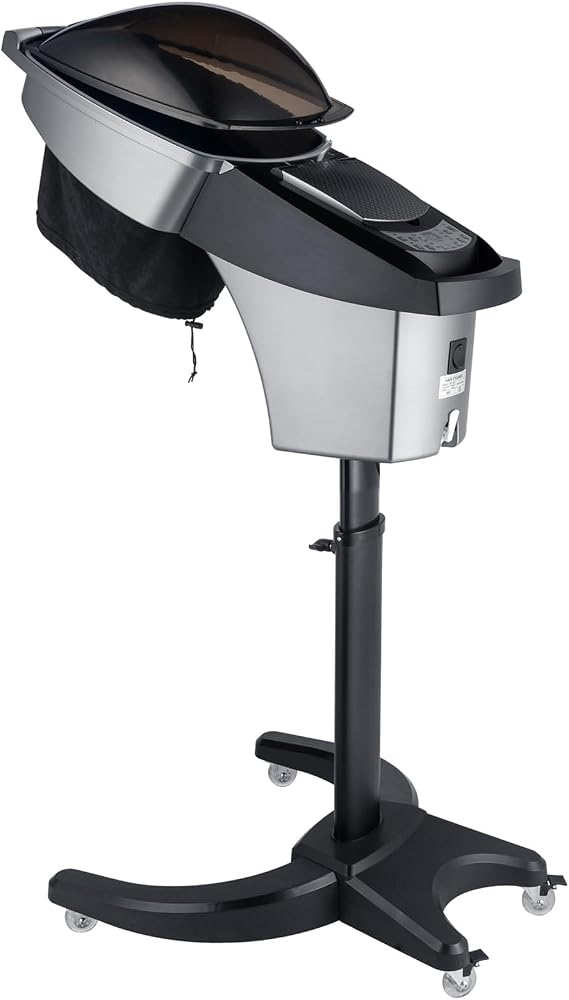Standing Hair Steamer for deep Conditioning,7 Color Pattern Hooded ,3 Modes,deep Scalp Care, Adjustable Height, Computer-Controlled Panel,Suitable for Hair Salons and Home use