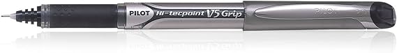 Pilot Hi Techpoint V5 Grip Black Pen (Pack of 12)