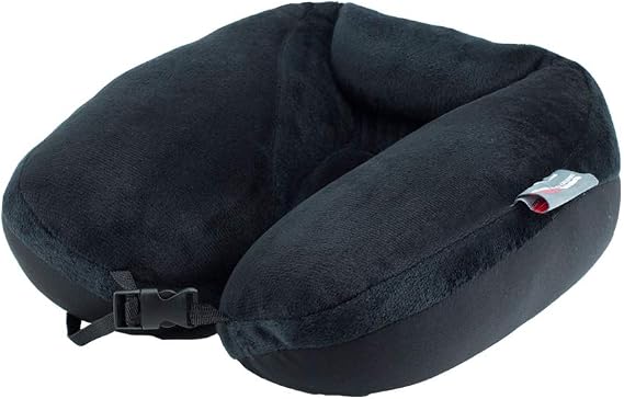 ObusForme Microbead Travel Neck Pillow|Adjustable|for Neck, Head and Shoulder Support