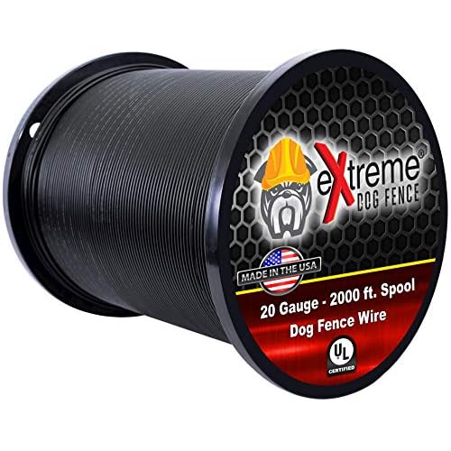 Universally Compatible Heavy Duty Electric Dog Fence Boundary Wire for All Models of Electric Fence for Dogs and Puppies or Cat Inground Pet Fence Systems - 2000 Heavy Duty