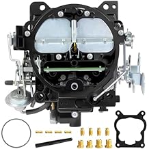 Rochester Quadrajet 4 Barrel Carburetor Replace for Chevy 350 327 427 454 SBC v8 Engines 1966-1973 Trucks and Cars, for 1975-1979 Corvette w/Quadrajet Carb 1901R 4MV 750 CFM Manual Divorced Choke