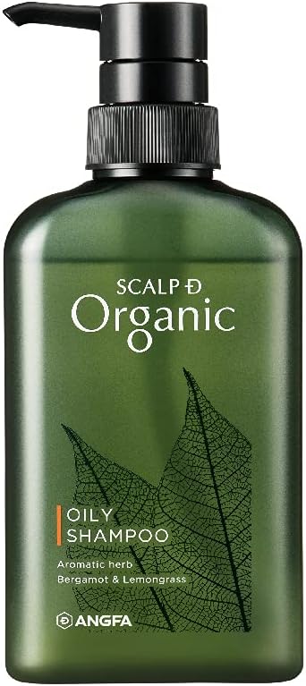 Scalp D Organic Shampoo for Men, Oily Skin, 11.8 fl oz 350 ml