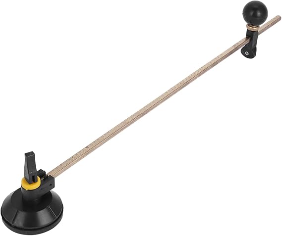 Circular Glass Cutter, Portable Circular Glass 6 Wheel Circular Cutting Cutter with Suction Cup Circle Cutter Adjustable Glass Ceramic Tile Cutter (80cm)