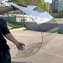 Greenhouse Roof Panels Clear Polycarbonate Panels Glass Awning, UV Protection Rainproof, for Shed Windows Greenhouse Canopy Carport, Custom(Size:1.5x5m/5.1x16.4ft)
