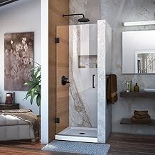 DreamLine Unidoor 23 in. W x 72 in. H Frameless Hinged Shower Door in Chrome, SHDR-20237210F-01