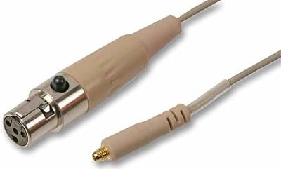 PULSE CABLE-4P Beige 4 Pin Mini XLR Headset Microphone Cable, Beige