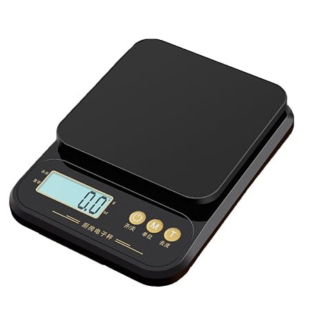 Multifunctional Kitchen Food Scale - LCD Reading Unit, Electronic Measuring Tool | Smart Touch Gram Scale for Meal Potions, Grounds, Baking Tasks, Diet Planners, Kitchen Counter Accessories