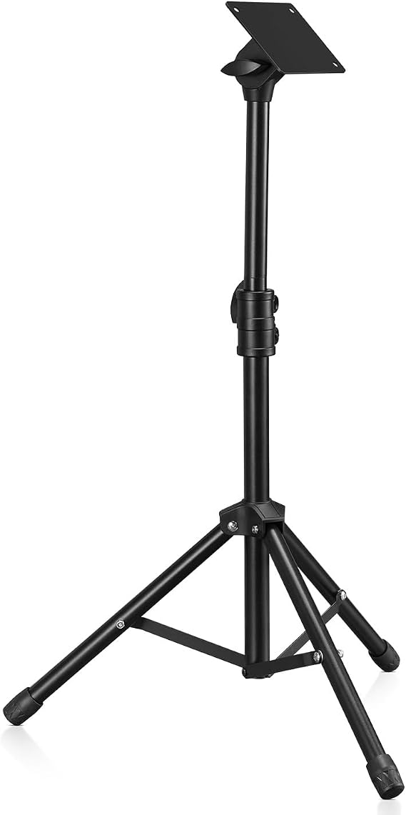 LEKATO Electronic Mounting Stand with Plate, Drum Pad Stand Percussion Instrument Holder for Drum Sample Pads and Multi Percussion Pads
