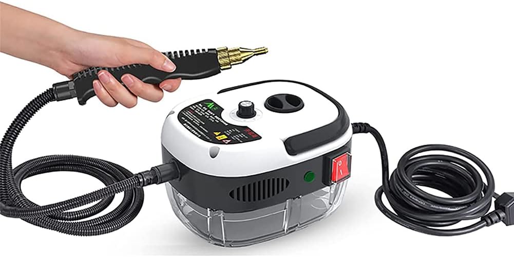 Handheld Steam Cleaner 2500W Cleaner Machines High Pressure Commercial Mini Steamer Steam Cleaners Floor for Home,Car,Kitchen,Windows & Bathroom