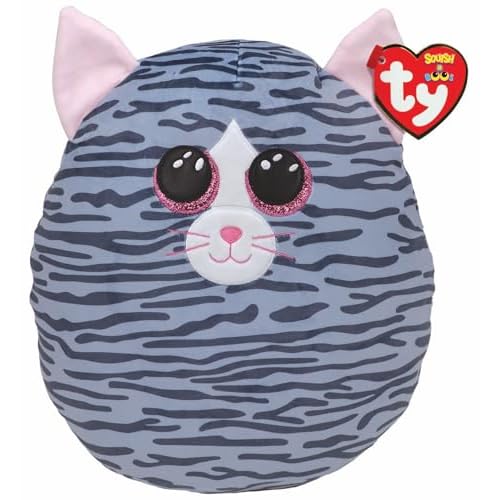 TY Squish a Boo Kiki Cat 20cm Squishy Soft Plush Toy for Kids Collectible Cuddly Toy Cute Stuffed Plushies Soft Toy Teddy Gift