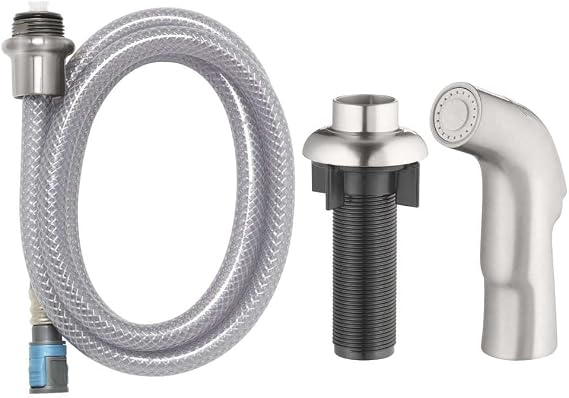 Metallic Faucet Sprayer Brushed Nickel