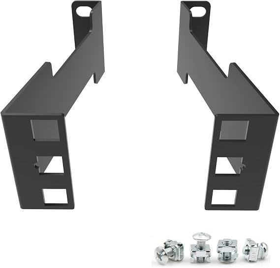1U Server Rack Depth Extender - 4-Inch/10 cm Deep
