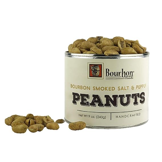 Bourbon Smoked Salt & Pepper Peanuts