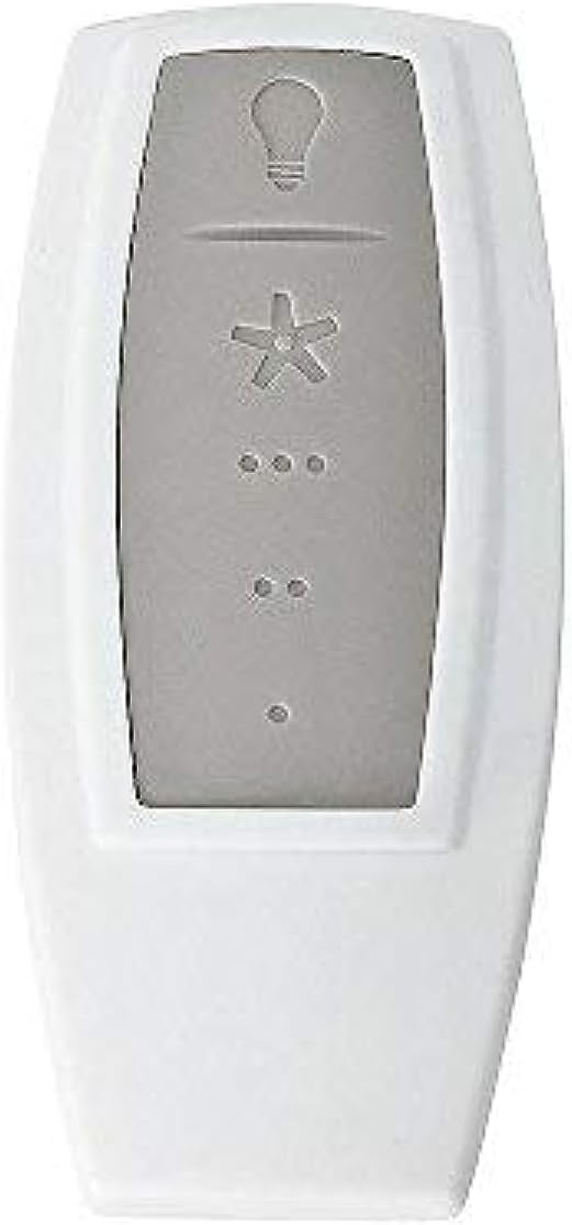 Hampton Bay 343668 Contemporary Universal 3-Speed Ceiling Fan Control, White, Single