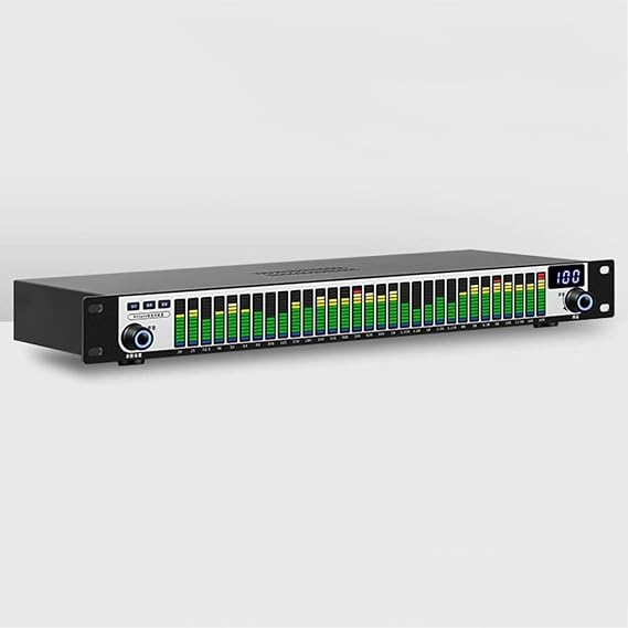 Stereo Graphic Equalizer,Digital Audio Equalizer,31-Band Audio Spectrum Analyzer,Real Time Frequency Level Display For KTV Stage Performance