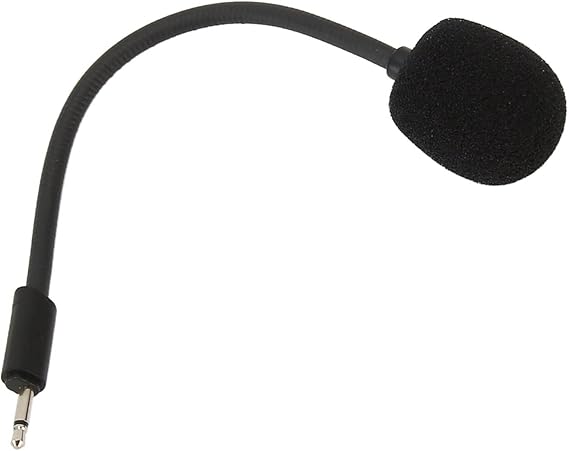 Diyeeni Detachable Microphone Mic Fits for 100 Gaming Headsets, Noise Cancelling Replacement Mic 2.5mm Jack, Bendable Microphone Arm, Plug and Play