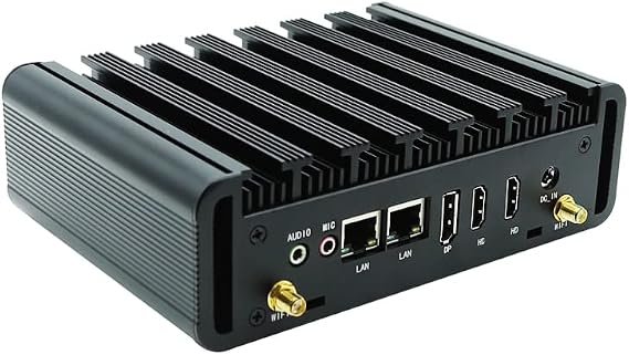 Mini PC, 8th gen Core i3-8145U (up to 3.9Ghz), 8GB RAM 256GB SSD, Mini Computer Windows 10 Pro, Support 3 Display 4K HD, Dual LAN, 3 YR WTY Fanless Desktop PC