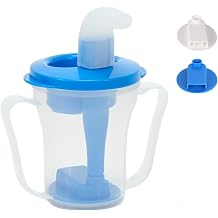 Kottwca Dysphagia Regulating Drinking Cup for Elderly, Dysphagia Cups with Controlled Flow, Dispenses 5cc or 10cc of Liquid Each Time, No Thickener is Used, Suitable for Elderly with Limited Mobility