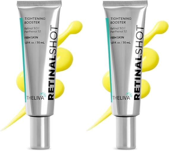 The Liva Retinal Shot Tightening Booster Krem, Sıkılaştırıcı Yüz Kremi, Gece Kremi Yenileyici 30 ml (2 paketi)