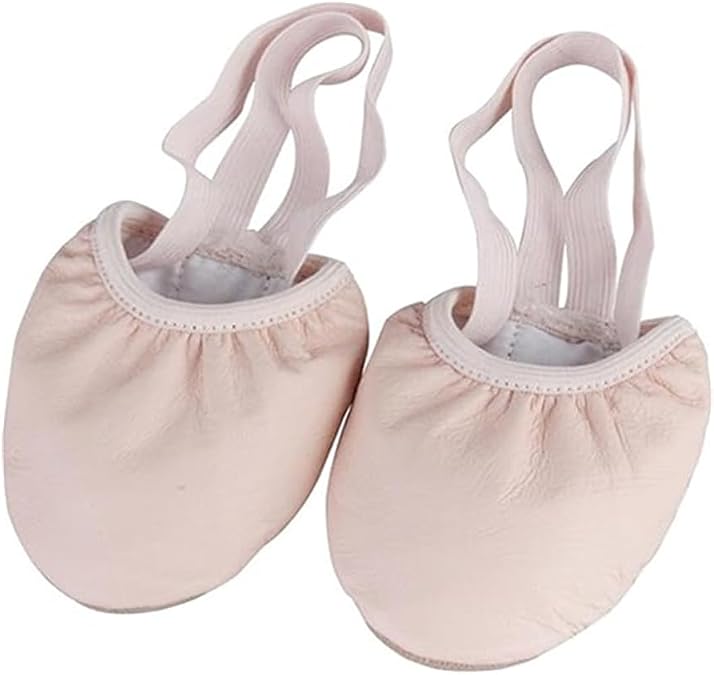 Women's Stretch Canvas Half Sole Dance Shoes Ballet Shoes Stretchy Leather Pirouette Shoes for Ballet, Lyrical, Modern, Jazz Dance, and Contemporary