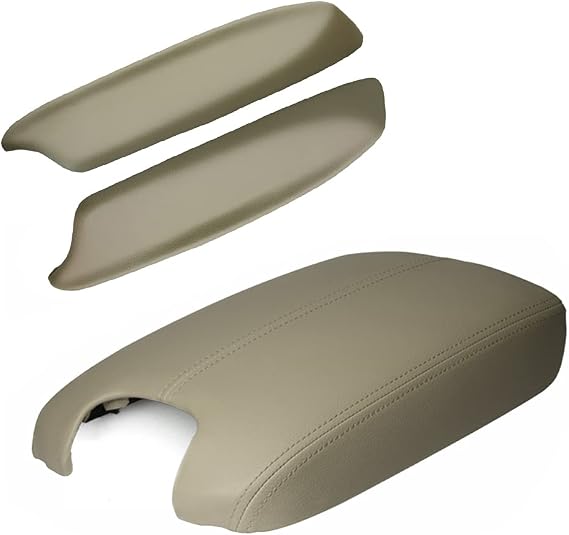 A ABIGAIL Compatible with 2008 2009 2010 2011 2012 Accord Sedan Center Console Armrest Cover & Front Door Panels Armrest (Beige)