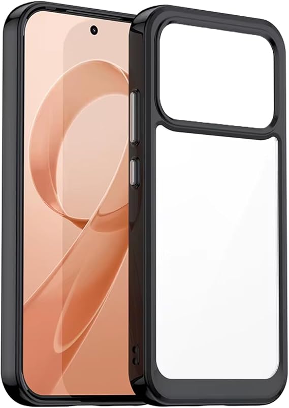 Microcase Xiaomi 17 Pro Max Shield Serisi Darbeye Dayanıklı Yarı Esnek Plastik Tpu Kılıf - AL8100 (Füme)