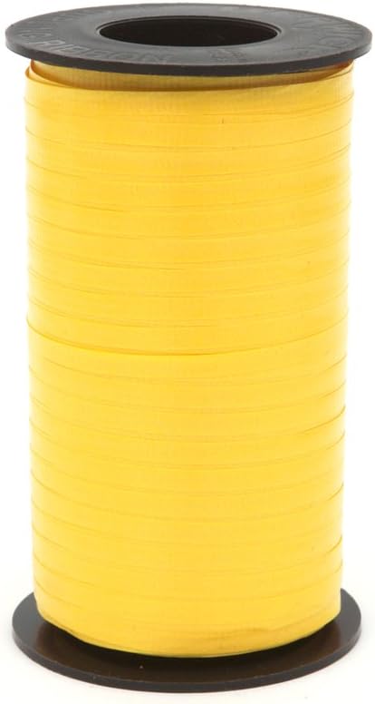 Berwick Splendorette Crimped Curling Ribbon, 316-Inch Wide by 500-Yard Spool, Sunshine