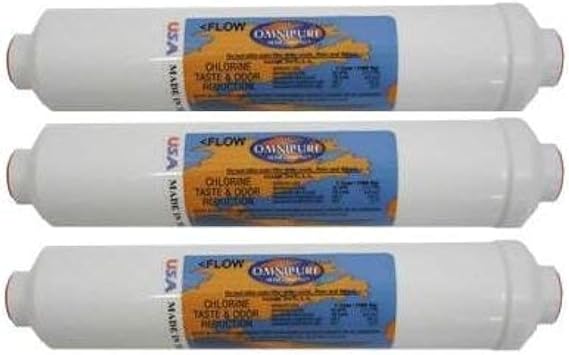 Omnipure Universal Inline Water Filter (K2533-JJ) - 3 Pack